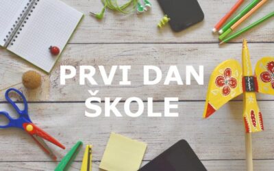 Raspored za prvi dan škole